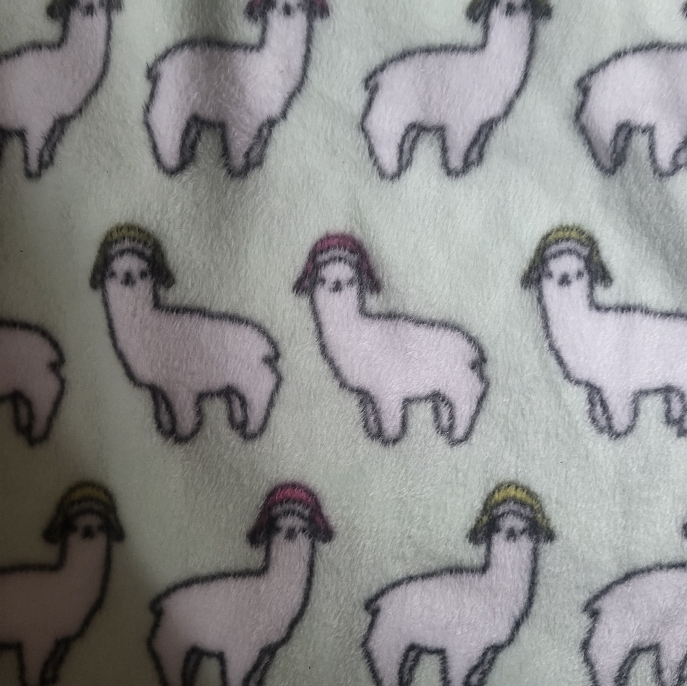 NWT Modcloth Fleece Llama PJs - Picture 2 of 6